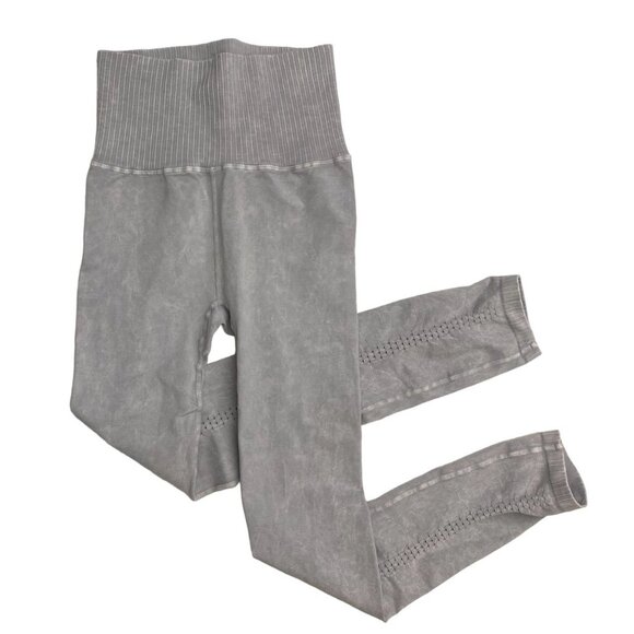 FREE PEOPLE GOOD KARMA LEGGINGS ICED GREY XS S - Picture 3 of 14